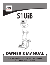 BH FITNESS S1UIB Owner's manual