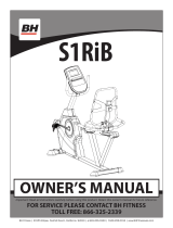 BH FITNESS S1RIB Owner's manual