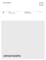 ARTHUR MARTIN ELECTROLUX AGH7252BOX User manual