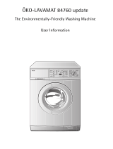 AEG 84760 User manual