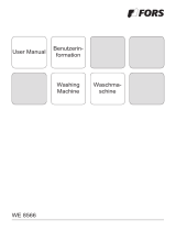 FORS WE8566 User manual