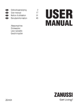 Zanussi-Electrolux ZDI101X User manual