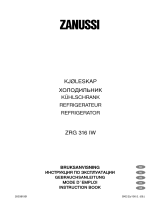 Zanussi ZRG316IW User manual