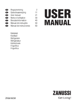 Zanussi ZRG616CW User manual