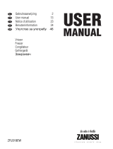 Zanussi ZFU319EW User manual