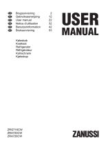 Zanussi ZRA726CW User manual