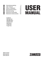 Zanussi ZRG716CW User manual