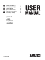 Zanussi ZFU719EW User manual