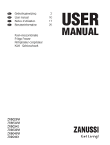 Zanussi ZRB634W User guide