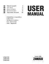 Zanussi ZRB634FW User manual