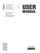 Zanussi ZRB936XL User manual