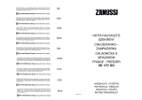 Zanussi ZK17/7GO User manual
