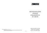 Zanussi ZC 246 R3 User manual