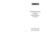 Zanussi ZC246R User manual