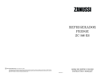 Zanussi ZC340R3 User manual