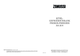 Zanussi ZA33S User manual