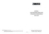 Zanussi ZA33S User manual