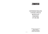 Zanussi ZV205RM User manual