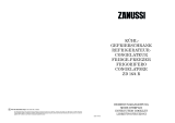 Zanussi ZD16/4R User manual