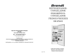 Brandt DB2750E User manual