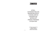 Zanussi ZI722/10DAC User manual