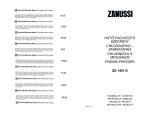Zanussi ZD19/5O User manual