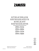 Zanussi ZBA5224 User manual