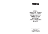 Zanussi ZA25S User manual