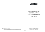 Zanussi ZPC726D User manual