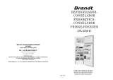 Brandt DA2750E User manual