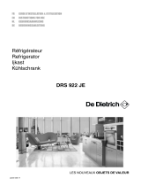 De Dietrich DRS922JE User manual