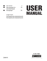 Zanussi ZJB9476 User manual