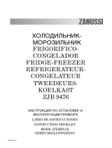 Zanussi ZJB9476 User manual