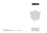 Zanussi ZRD23JC User manual