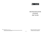 Zanussi ZRC29SD User manual