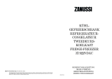 Zanussi ZI922/9DAC User manual