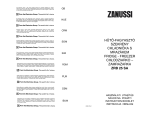 Zanussi ZRB25SA User manual