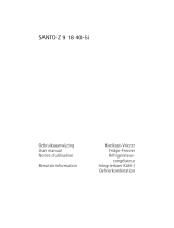 AEG SANTO Z91840I User manual