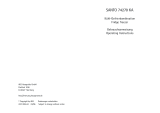 Aeg-Electrolux S74270KA User manual