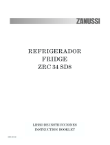Zanussi ZRC34SD8 User manual