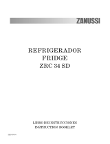 Zanussi ZRC34SD User manual