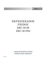Zanussi ZRC38SX8 User manual