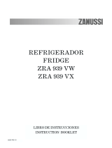 Zanussi ZRA939VX User manual