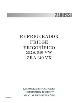 Zanussi ZRA940VW User manual