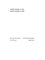 Aeg-Electrolux SANTO 80368-5 KGR User manual