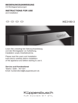 K&#252;ppersbusch IKE3180-3 User manual