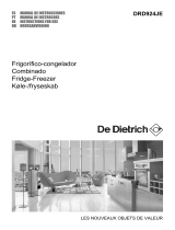 De Dietrich DRD924JE User manual