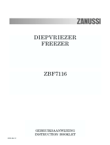 Zanussi ZBF7116 User manual