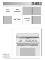 Zanussi ZCG053GW1 User manual