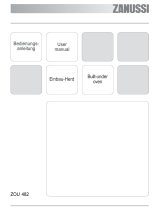 Zanussi ZOU482X User manual